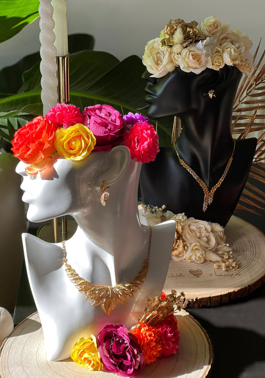 Blossom Elegance: Floral Jewellery Stand